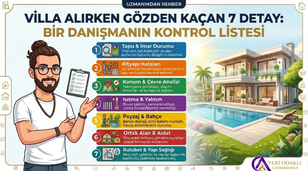 Villa alırken kontrol listesi